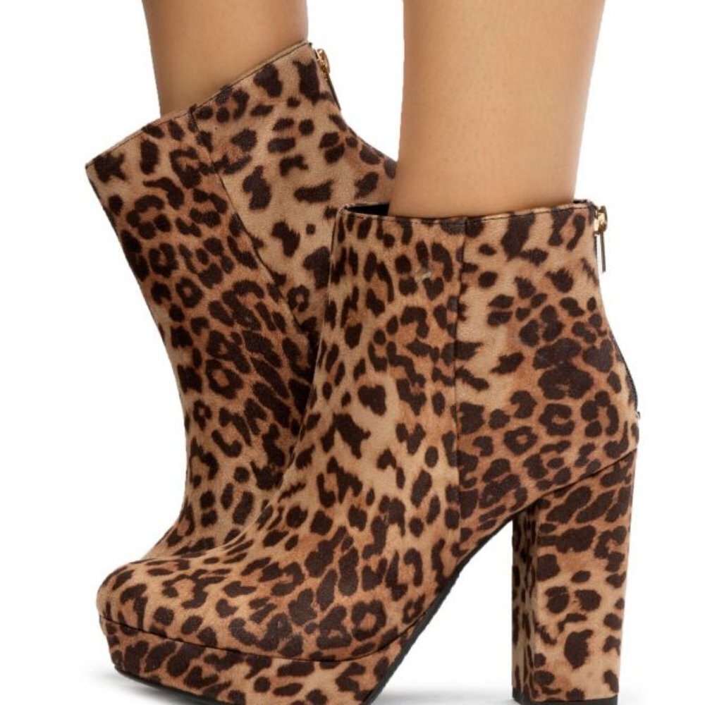 READY FOR THE JUNGLE  Ankle Booties ( BRAND NEW ! )